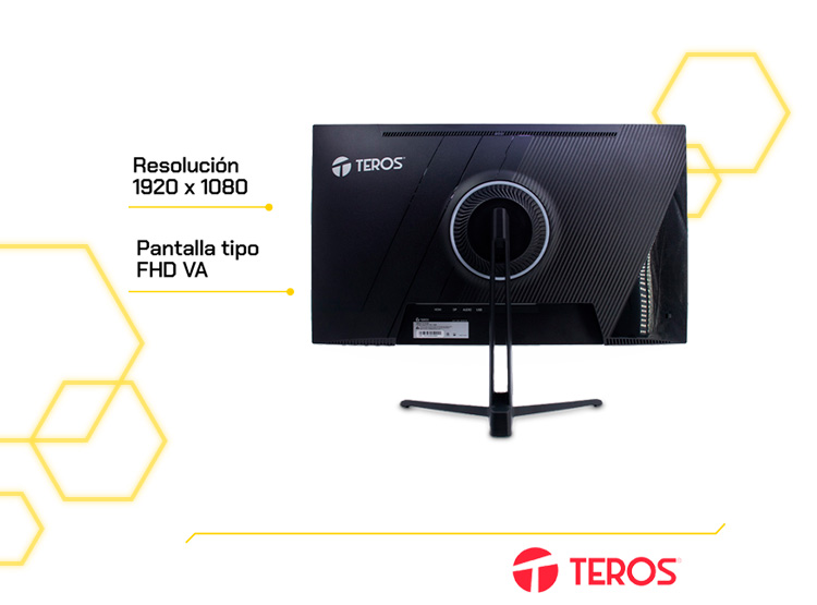 MONITOR GAMING TEROS PLANO TE-2475G 24.5” FHD 180HZ 1MS VA - 2