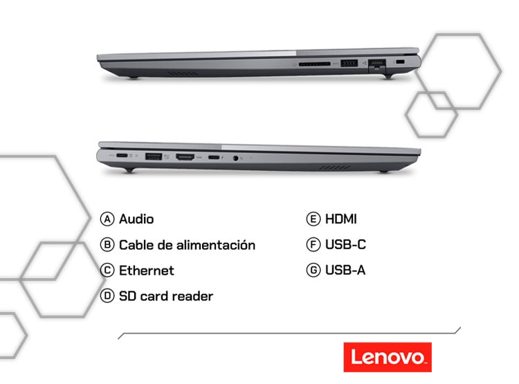 LAPTOP LENOVO THINKBOOK 16 G8 IAL 16' CORE ULTRA 7 16GB RAM 1TB SSD WINDOWS 11 PRO - 3