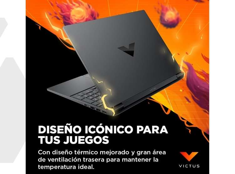 LAPTOP HP VICTUS GAMING 15 RYZEN 7 RTX 3050 15.6 FHD 144HZ 512GB SSD - 4