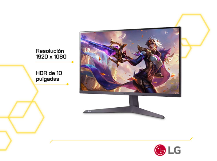MONITOR LG 24GS50F-B 23.7' FHD VA 180HZ PLANO 2 HDMI DP - 2