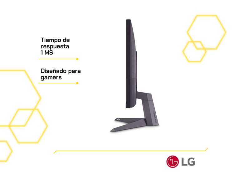 MONITOR LG 24GS50F-B 23.7' FHD VA 180HZ PLANO 2 HDMI DP - 4