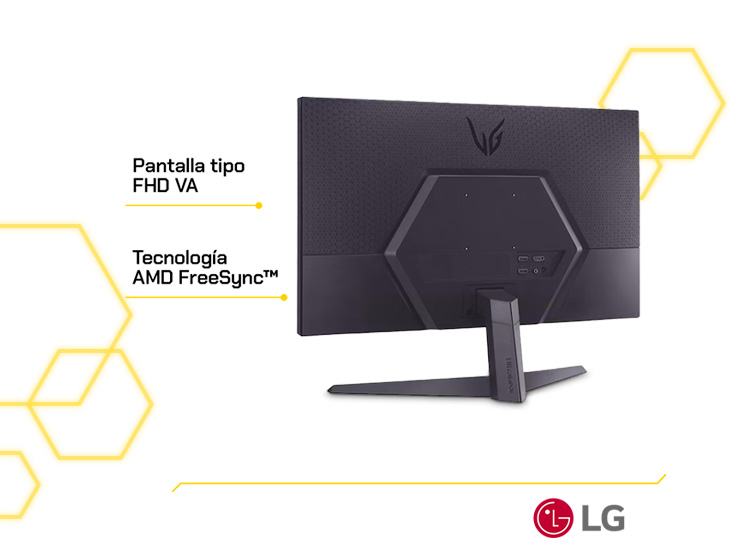 MONITOR LG 24GS50F-B 23.7' FHD VA 180HZ PLANO 2 HDMI DP - 5