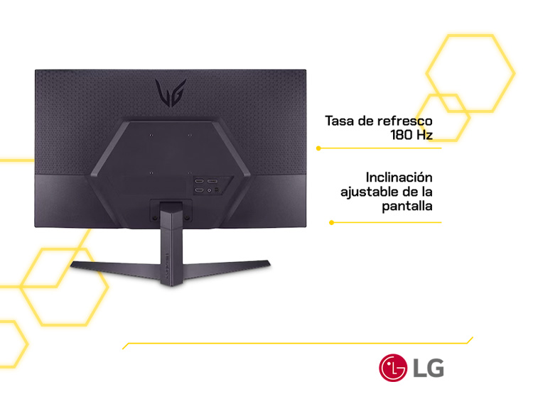 MONITOR LG 24GS50F-B 23.7' FHD VA 180HZ PLANO 2 HDMI DP - 6