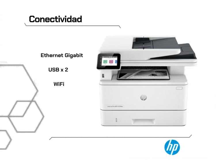 IMPRESORA HP LASERJET PRO MFP 4103FDW LÁSER MULTIFUNCIONAL MONOCROMÁTICA WIFI - 5