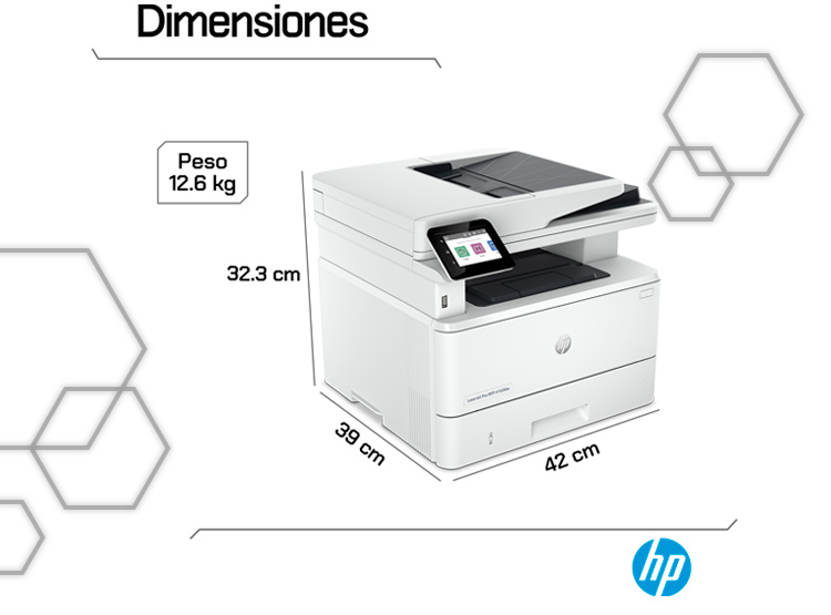 IMPRESORA HP LASERJET PRO MFP 4103FDW LÁSER MULTIFUNCIONAL MONOCROMÁTICA WIFI - 6