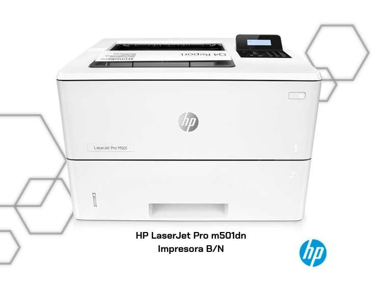 IMPRESORA HP LASERJET PRO M501DN LÁSER MONOCROMÁTICA DUPLEX ETHERNET A4 - 1