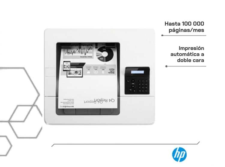 IMPRESORA HP LASERJET PRO M501DN LÁSER MONOCROMÁTICA DUPLEX ETHERNET A4 - 4