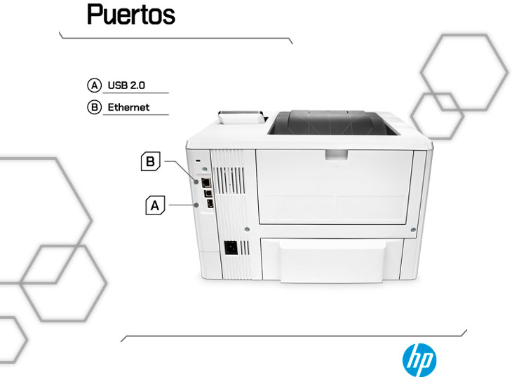 IMPRESORA HP LASERJET PRO M501DN LÁSER MONOCROMÁTICA DUPLEX ETHERNET A4 - 7