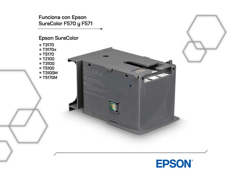 TANQUE DE MANTENIMIENTO EPSON SC13MB PARA SURECOLOR SERIE F SERIE T - 2
