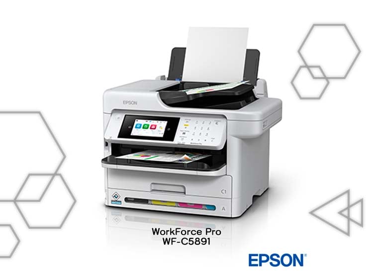 IMPRESORA MULTIFUNCIONAL EPSON WORKFORCE PRO WF-C5891 COLOR PRECISIONCORE WIFI DÚPLEX - 1