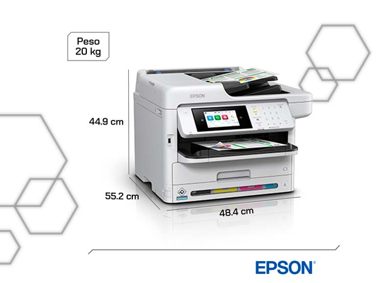 IMPRESORA MULTIFUNCIONAL EPSON WORKFORCE PRO WF-C5891 COLOR PRECISIONCORE WIFI DÚPLEX - 7