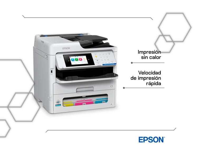 IMPRESORA MULTIFUNCIONAL EPSON WORKFORCE PRO EM-C800 COLOR HEAT-FREE WIFI DÚPLEX - 4