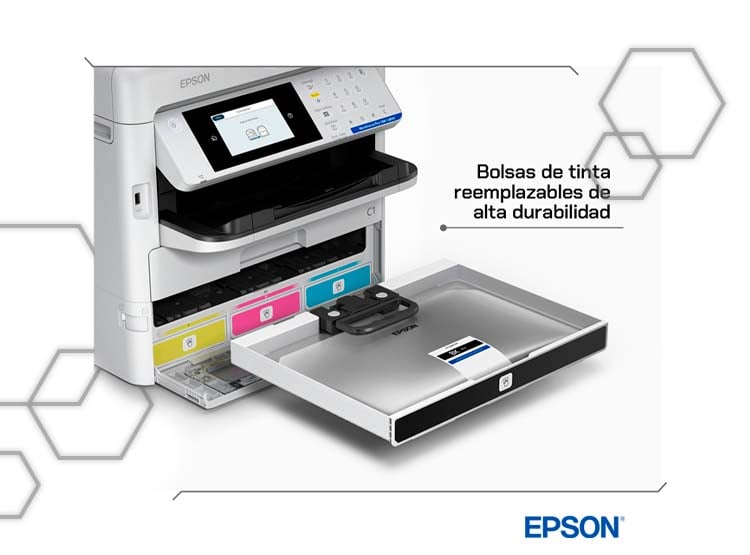 IMPRESORA MULTIFUNCIONAL EPSON WORKFORCE PRO EM-C800 COLOR HEAT-FREE WIFI DÚPLEX - 6