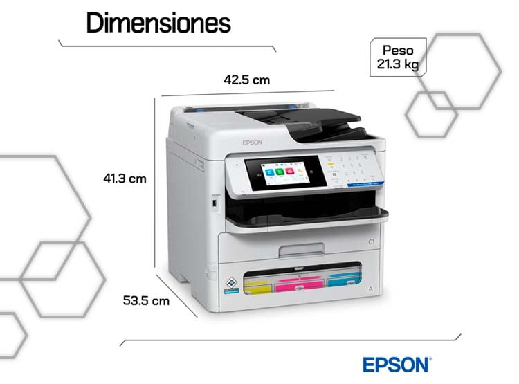 IMPRESORA MULTIFUNCIONAL EPSON WORKFORCE PRO EM-C800 COLOR HEAT-FREE WIFI DÚPLEX - 7