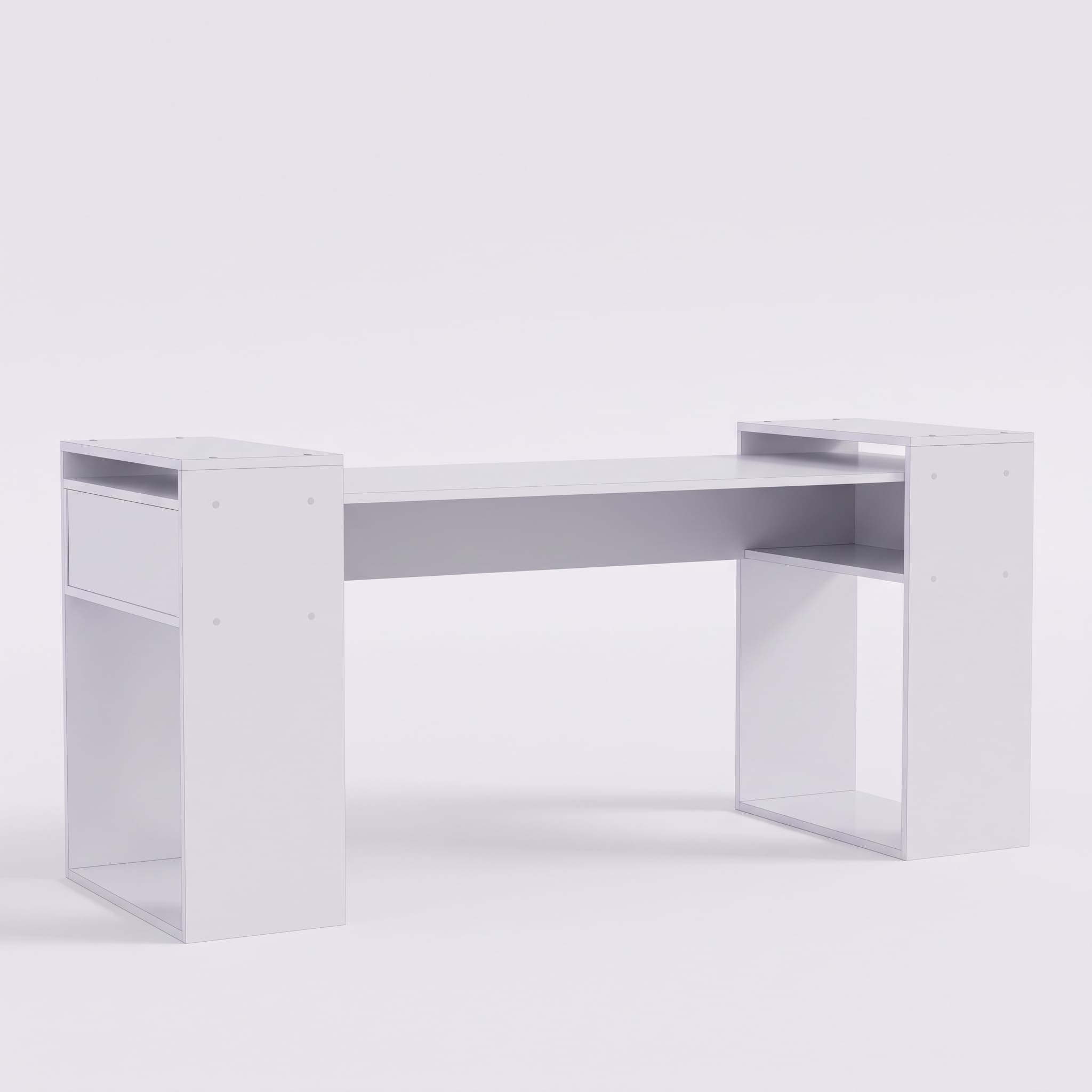 ESCRITORIO GAMER NR 04 180CM MOVENDA FULL BLANCO - 8