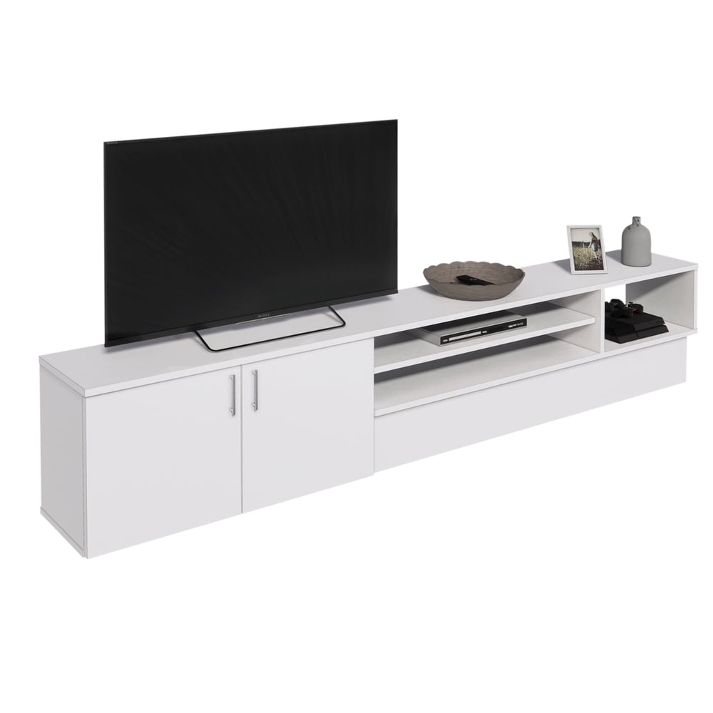 MESA DE TV TUPANDI 65' 2 PUERTAS MOVENDA BLANCO - 7