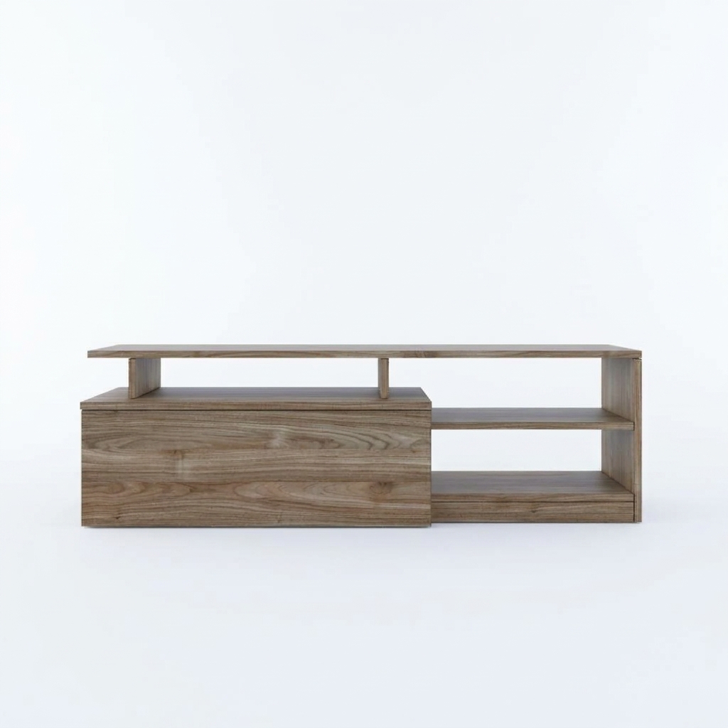 MESA DE TV MOVENDA MUEBLES CANOAS 55' 1 PUERTA MOVENDA GALES - 8