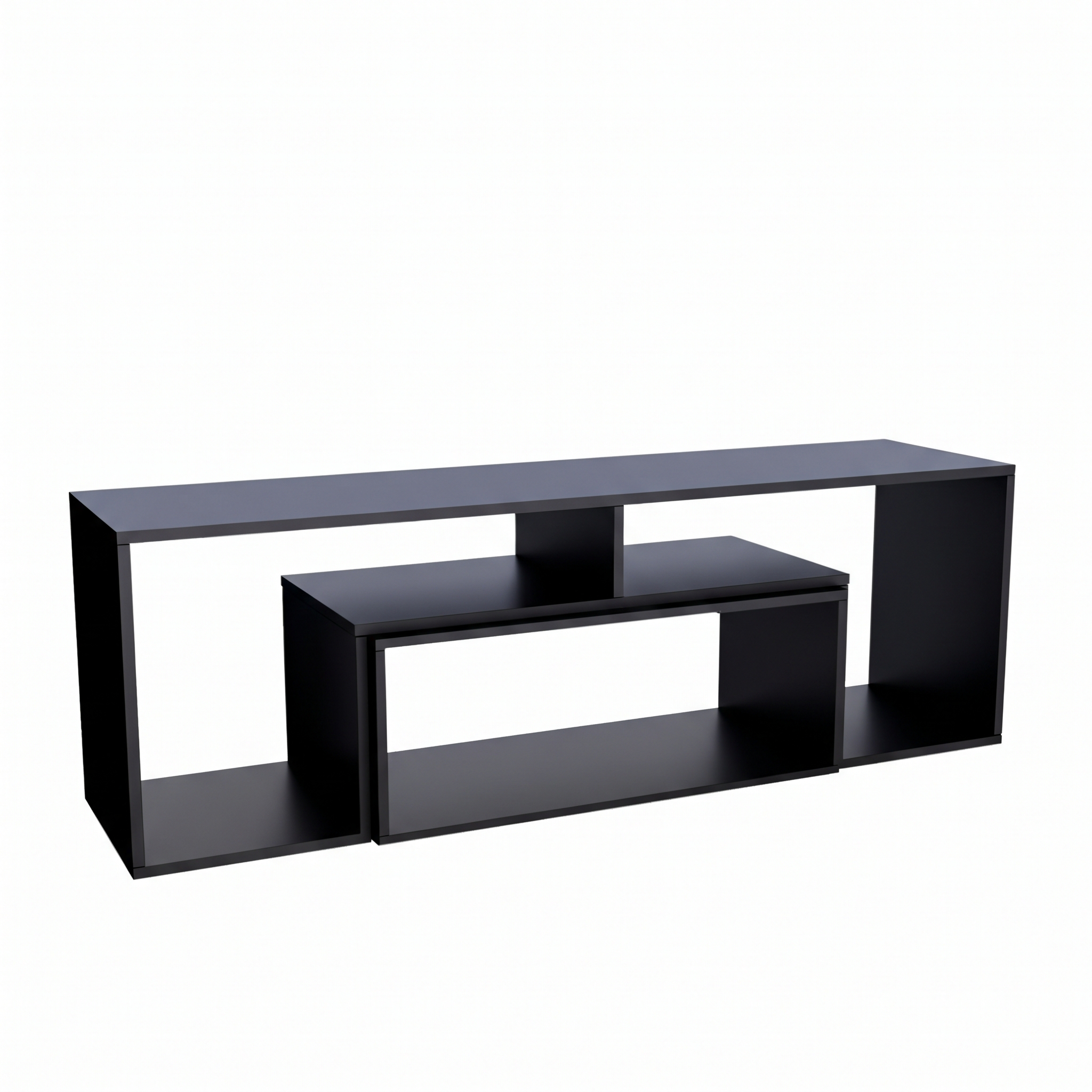 MESA DE TV MOVENDA MUEBLES GUAIBA EXTENSIBLE 65' MOVENDA NEGRO - 7
