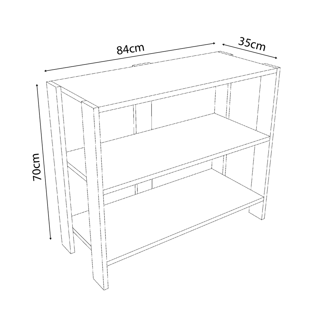 MESA DE TV MOVENDA MUEBLES SLIM 39' MOVENDA GALES - 8