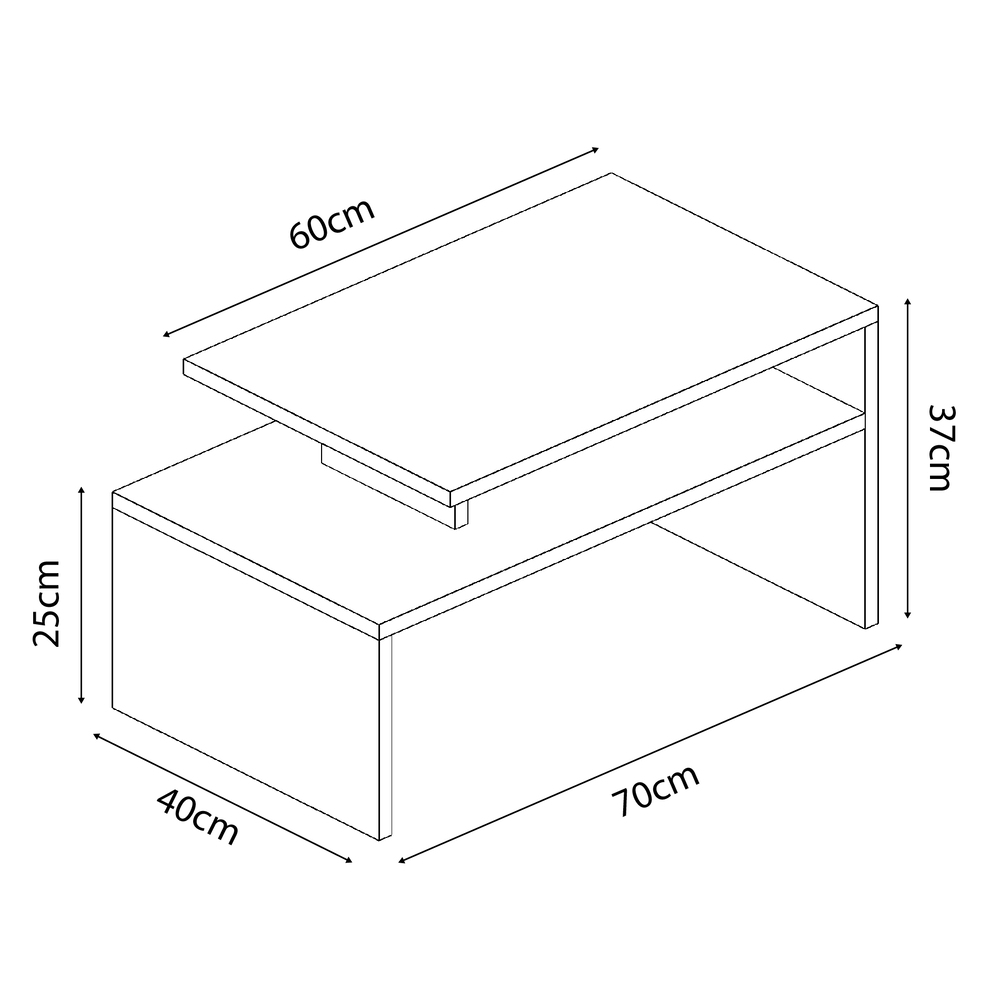 MESA DE CENTRO ALAMANDA MOVENDA DUNA - 6