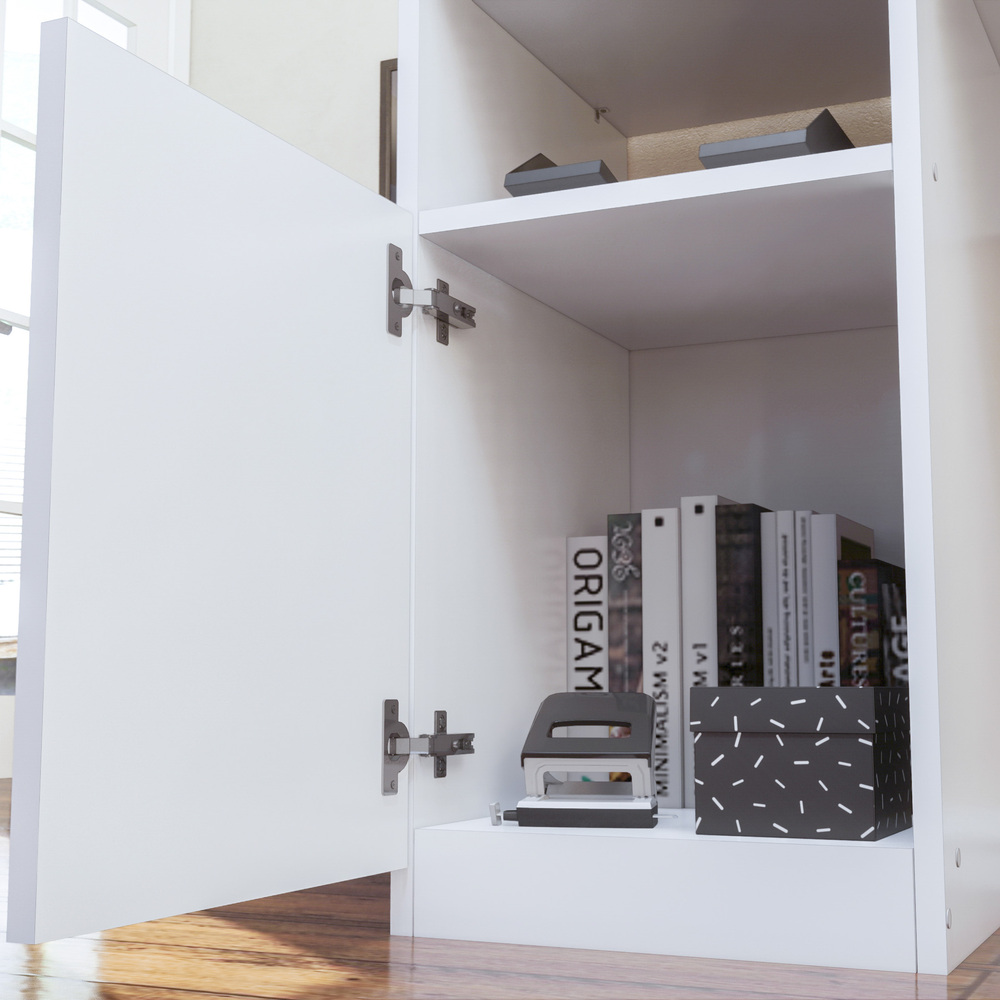 ESCRITORIO SIMONE 120CM 1 PUERTA MOVENDA BLANCO - 6