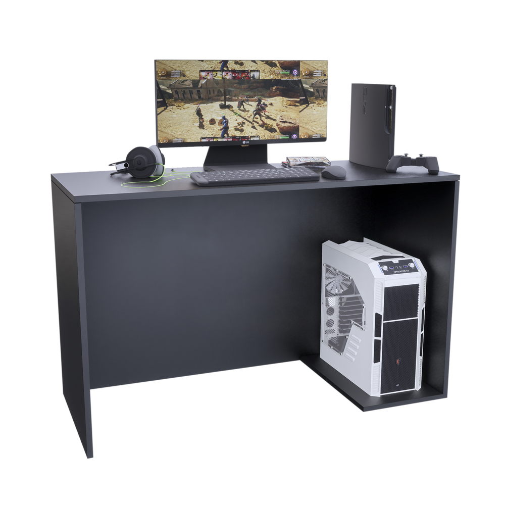 ESCRITORIO GAMER NR 06 120CM NEGRO - 7