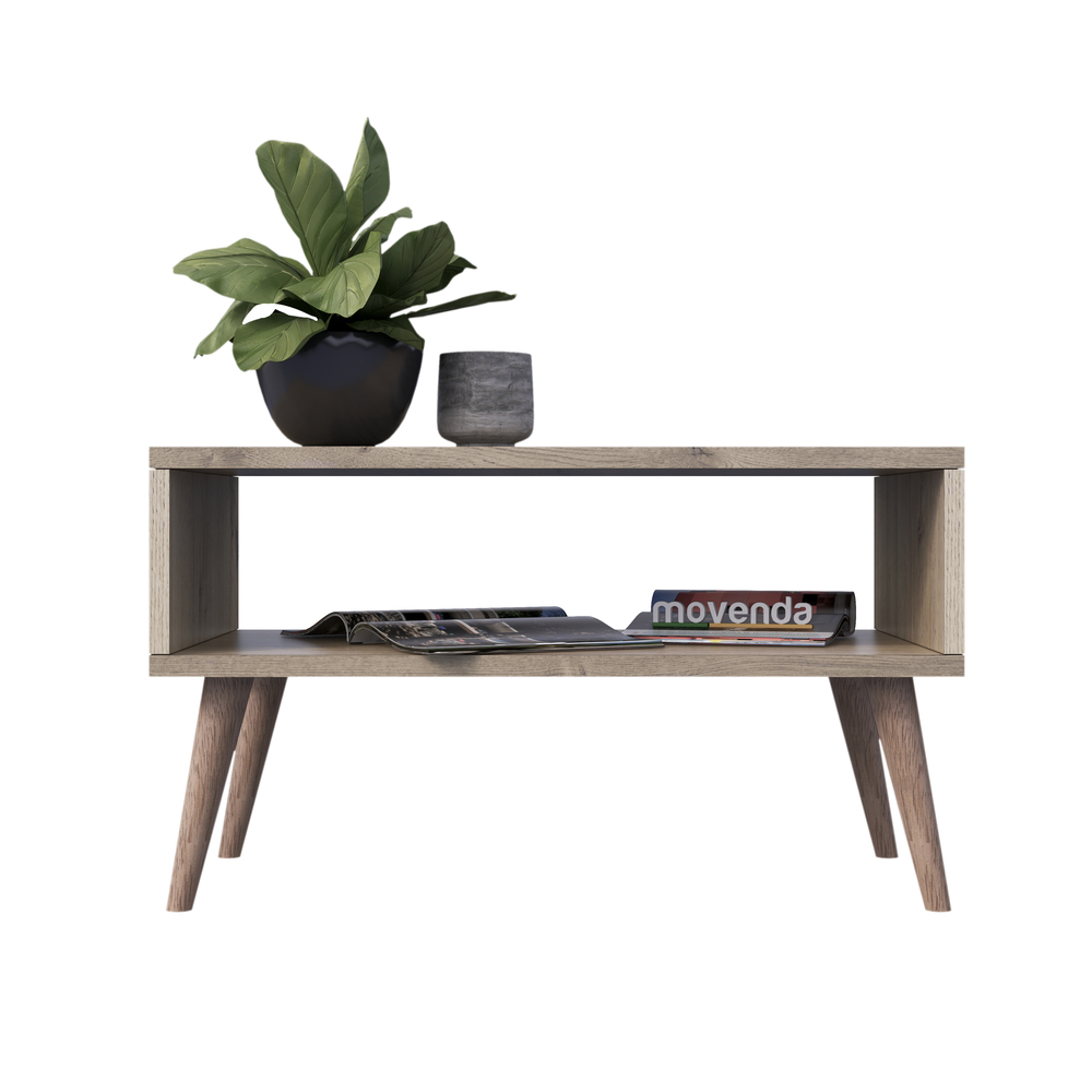 MESA DE CENTRO MOVENDA MUEBLES HORTENSIA PATAS DE MADERA MOVENDA DUNA - 6