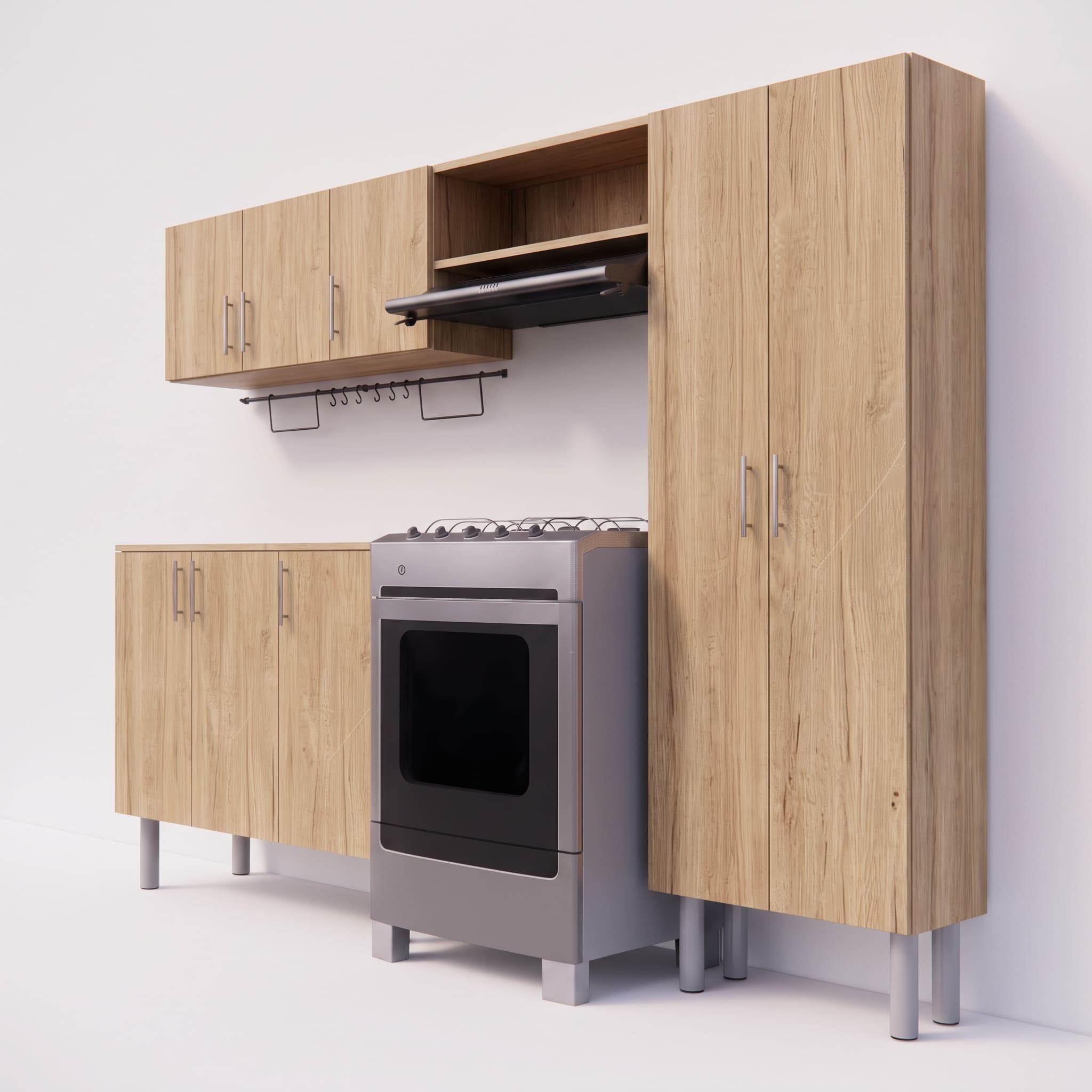 MUEBLE DE COCINA VALERIA 230CM MOVENDA DUNA - 9