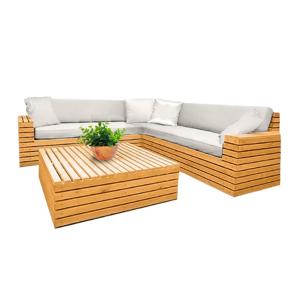 SET DE TERRAZA PERDIZ 5 PERSONAS CON MESA MOVENDA - 2