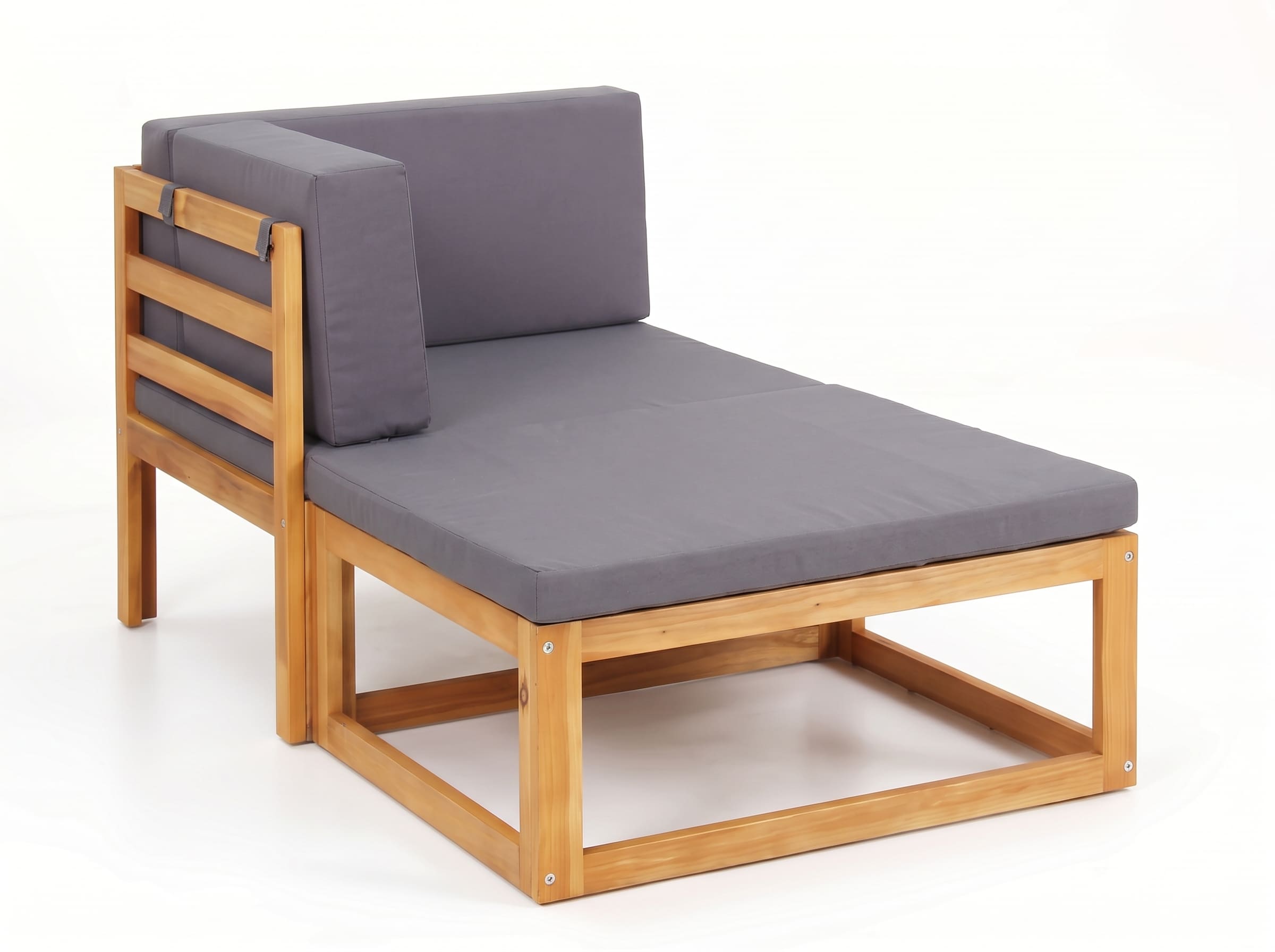 SET JUEGO TERRAZA MOVENDA MUEBLES LLANERO 4 PERSONAS MESA MADERA - 4