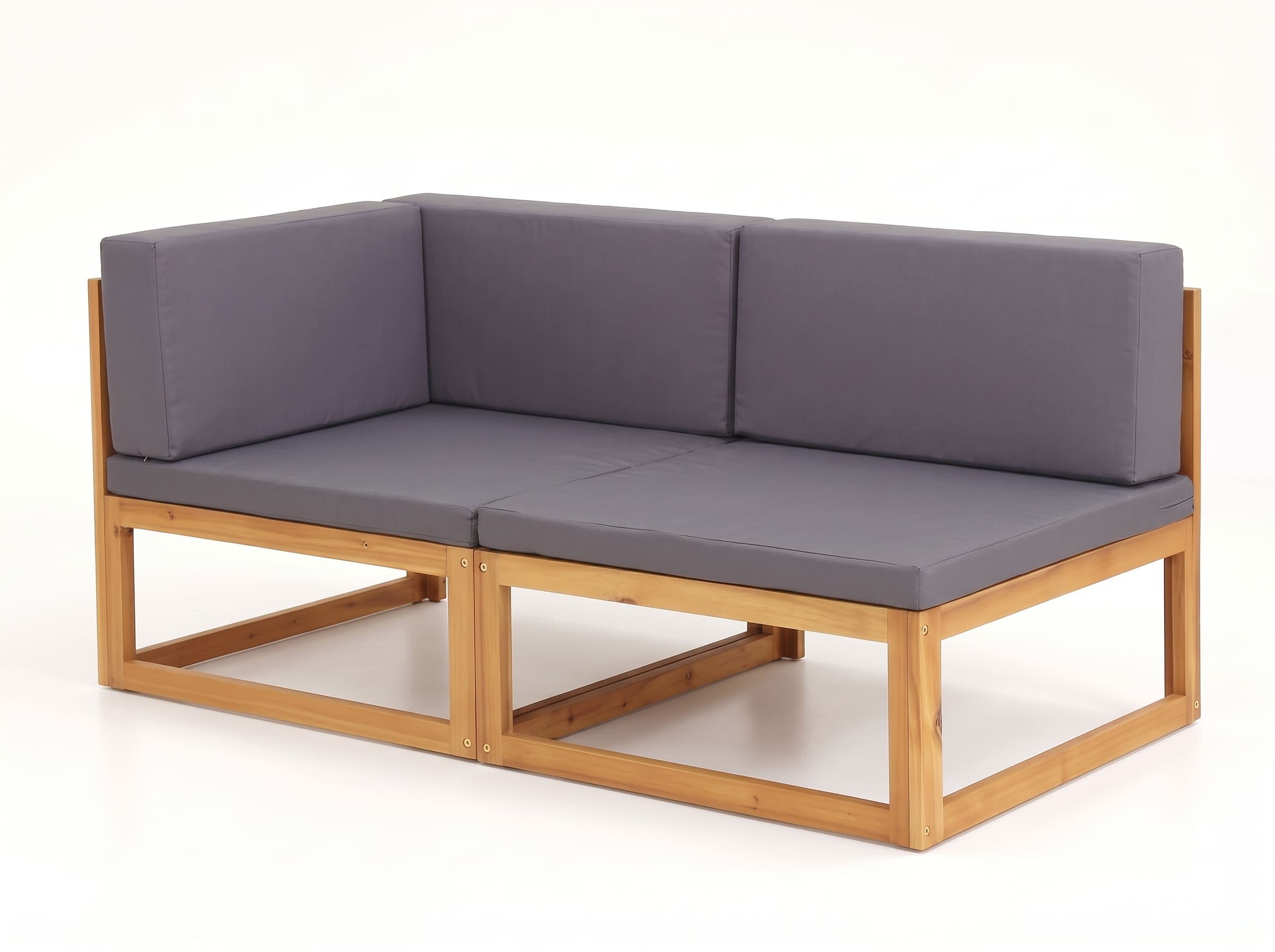 SET JUEGO TERRAZA MOVENDA MUEBLES LLANERO 4 PERSONAS MESA MADERA - 5