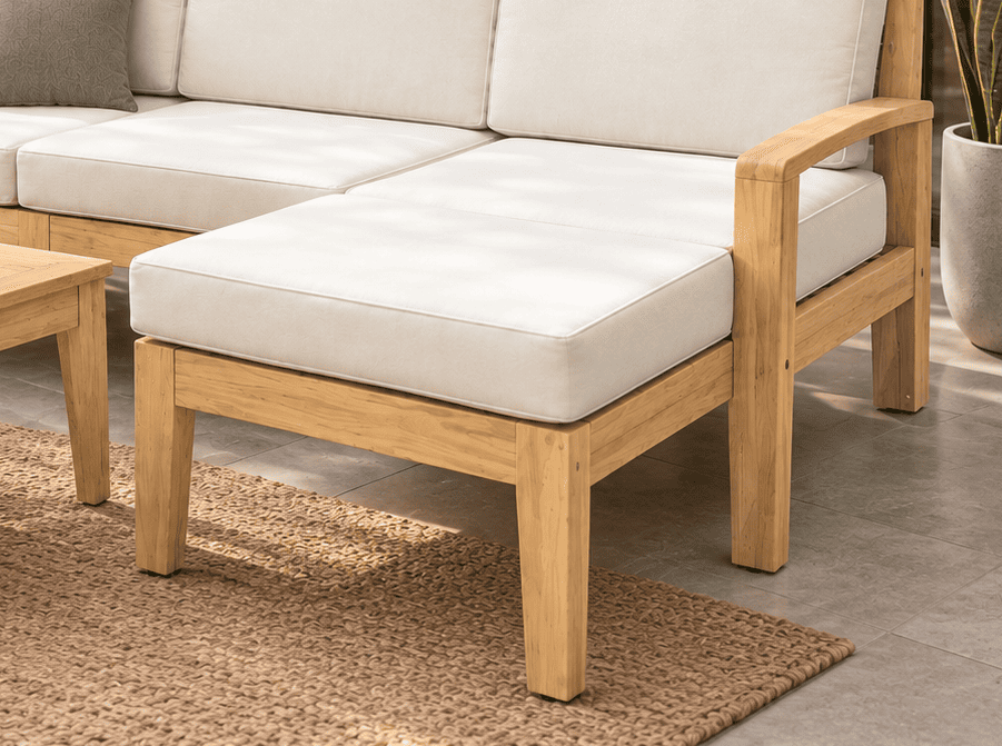 SET JUEGO TERRAZA MOVENDA MUEBLES CISNE 3 PERSONAS MESA MADERA - 5