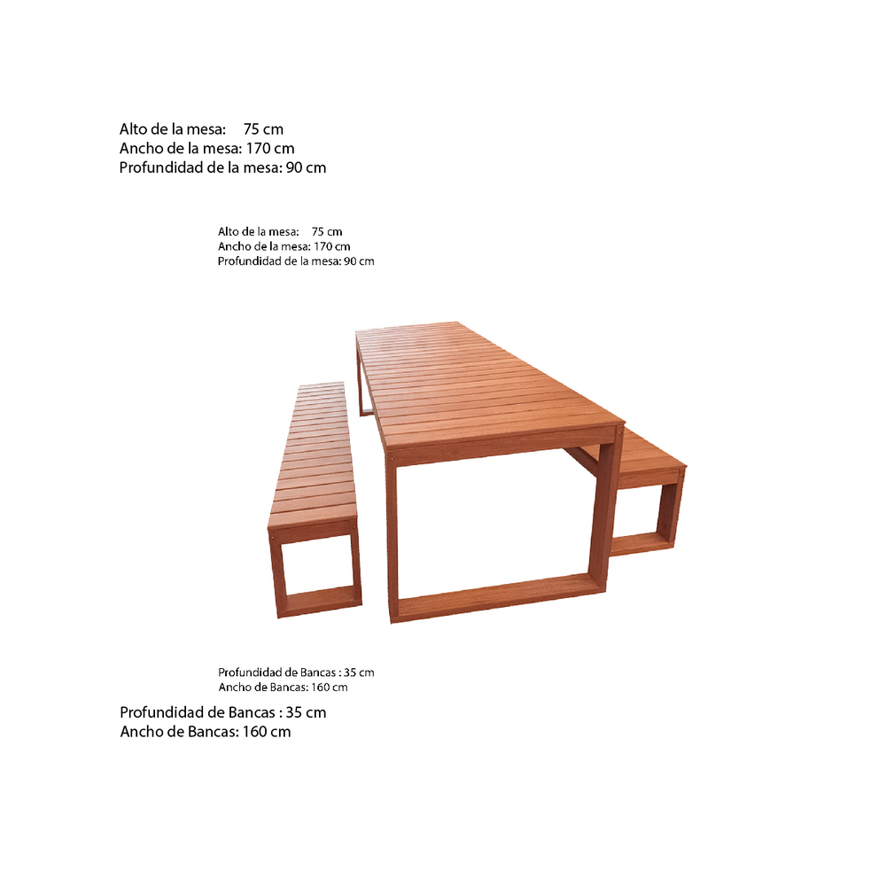 JUEGO COMEDOR MOVENDA MUEBLES CALI 4 PERSONAS MADERA - 10
