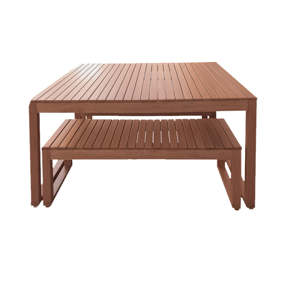 JUEGO COMEDOR MOVENDA MUEBLES CALI 4 PERSONAS MADERA - 7