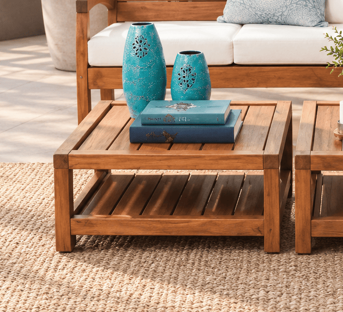 SET JUEGO TERRAZA MOVENDA MUEBLES HALCON 3 PERSONAS MESA MARRON - 4