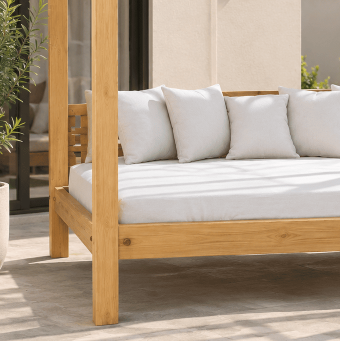 REPOSERA MOVENDA MUEBLES LUCINA MADERA PISCINA TECHO - 5