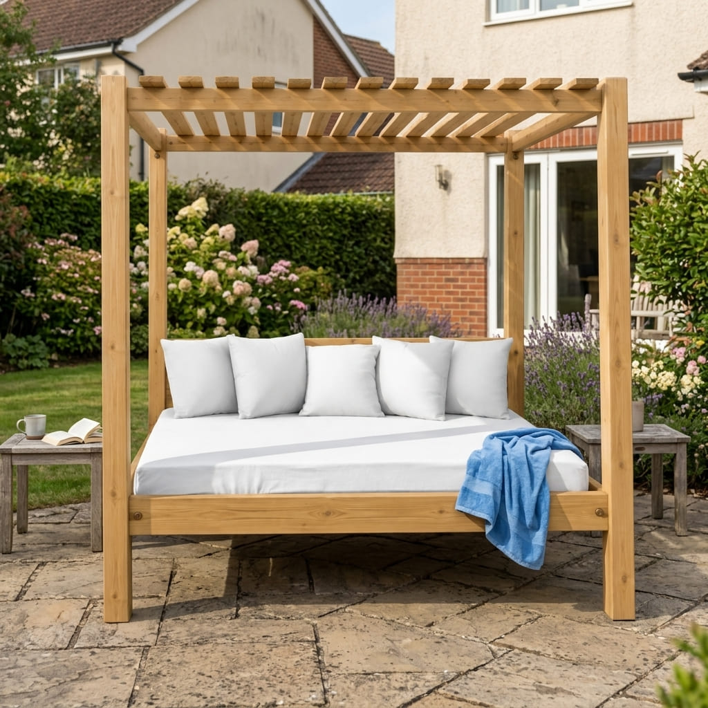 REPOSERA MOVENDA MUEBLES LUCINA MADERA PISCINA TECHO - 7