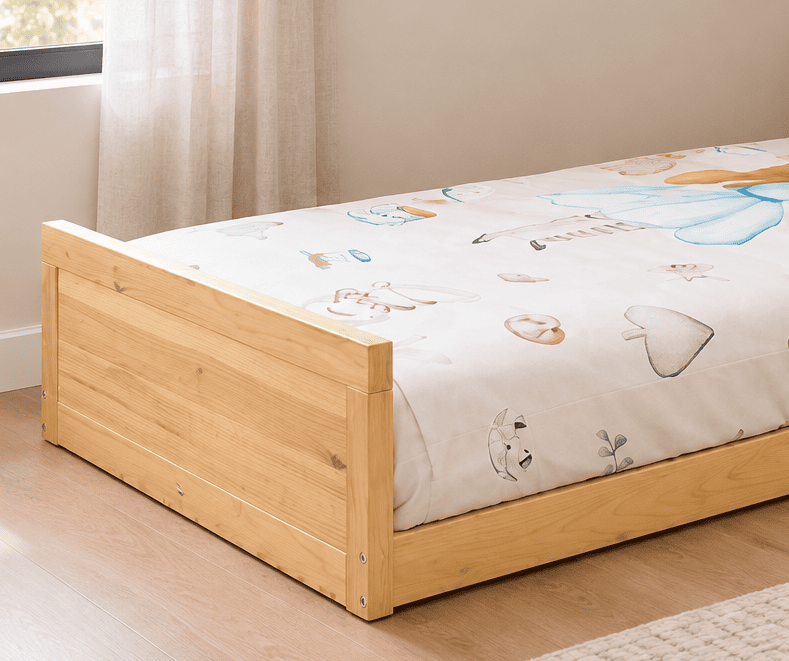 CAMA MOVENDA MUEBLES SULAY MADERA MONTESSORI PLAZA Y MEDIA - 2