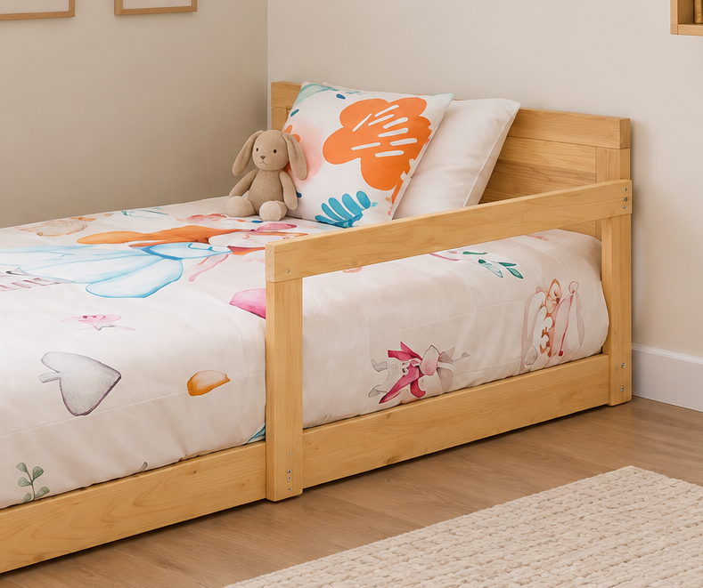 CAMA MOVENDA MUEBLES SULAY MADERA MONTESSORI PLAZA Y MEDIA - 3