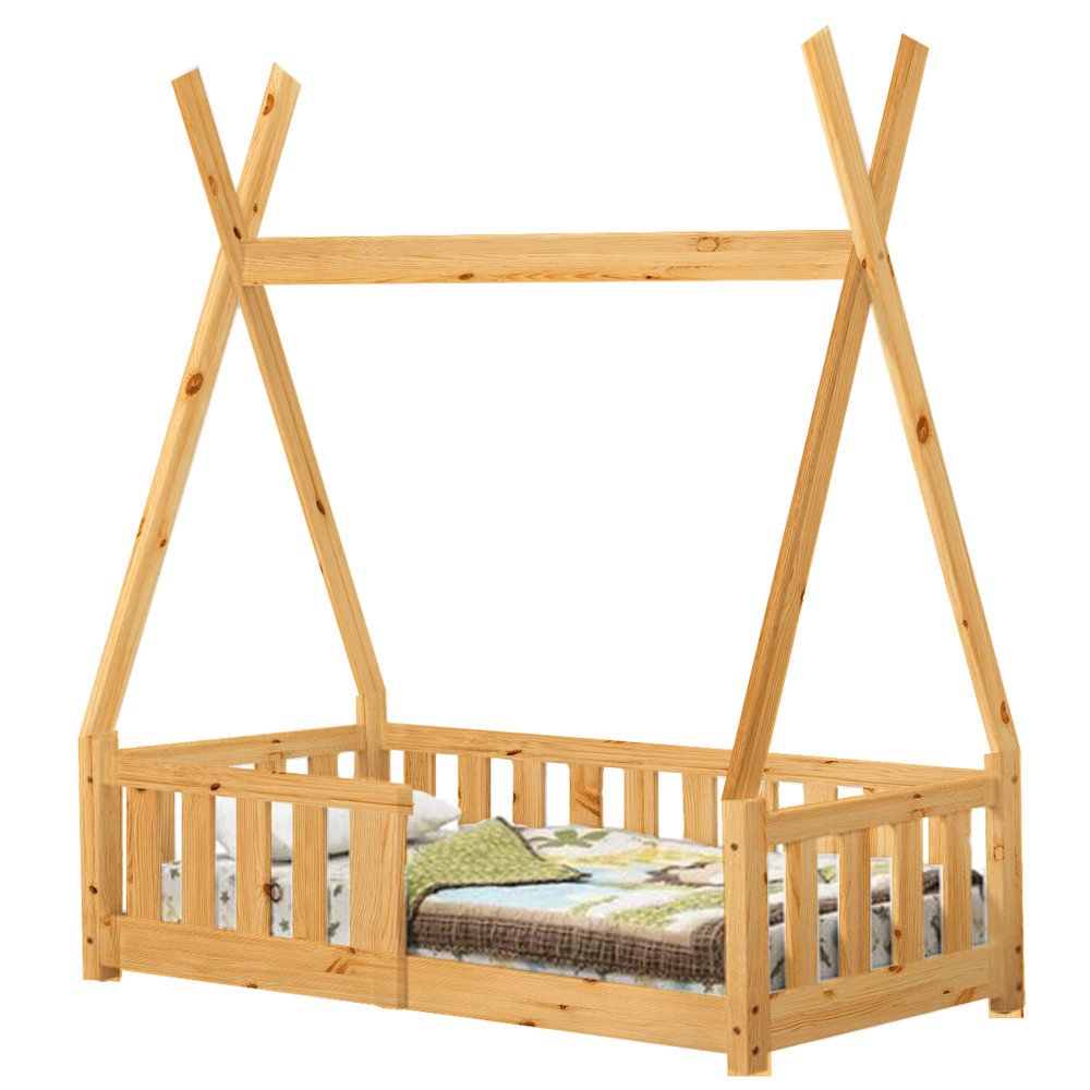 CAMA MOVENDA MUEBLES AMARU MADERA MONTESSORI PLAZA Y MEDIA - 5