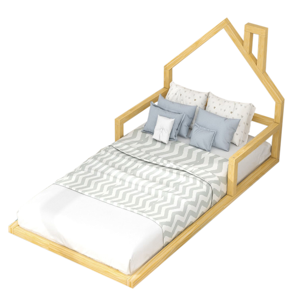 CAMA MOVENDA MUEBLES ASIRI MADERA MONTESSORI PLAZA Y MEDIA - 6
