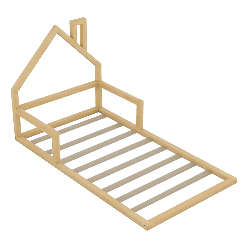 CAMA MOVENDA MUEBLES ASIRI MADERA MONTESSORI PLAZA Y MEDIA - 7