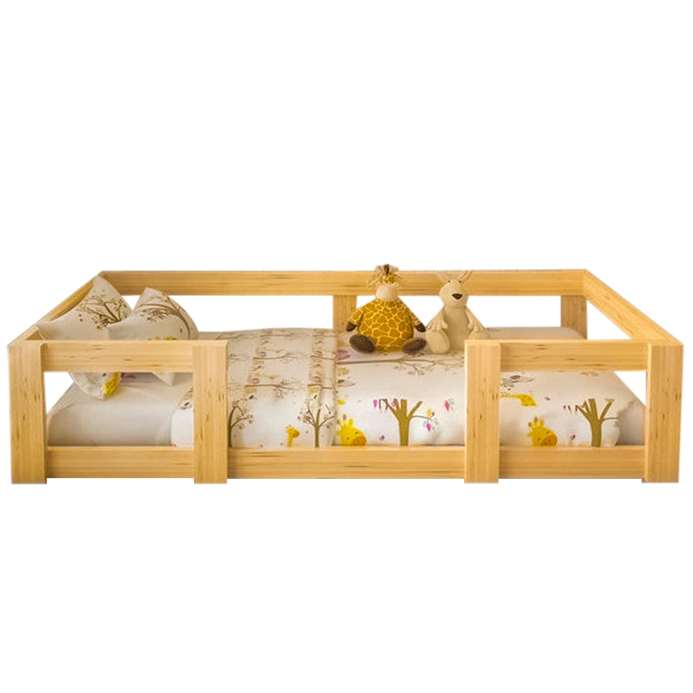 CAMA MOVENDA MUEBLES KILLA MADERA MONTESSORI PLAZA Y MEDIA - 6