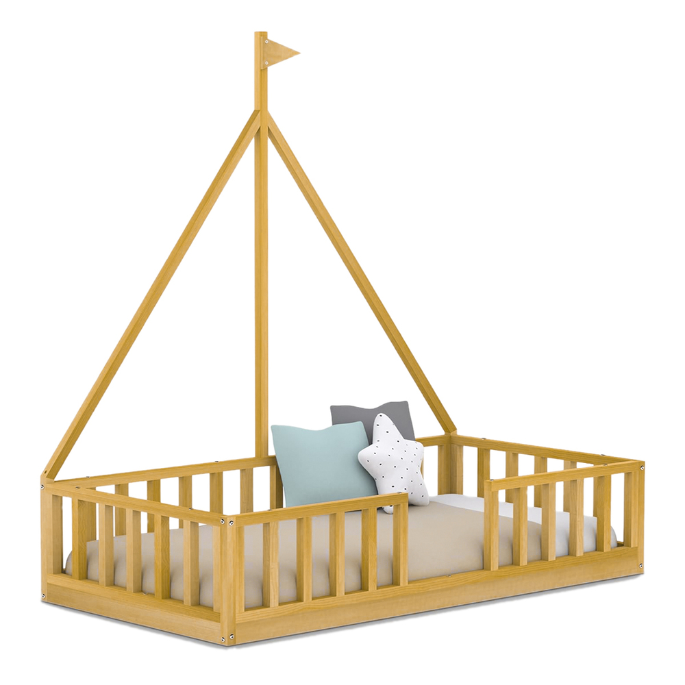 CAMA MOVENDA MUEBLES NINA MADERA MONTESSORI PLAZA Y MEDIA - 5