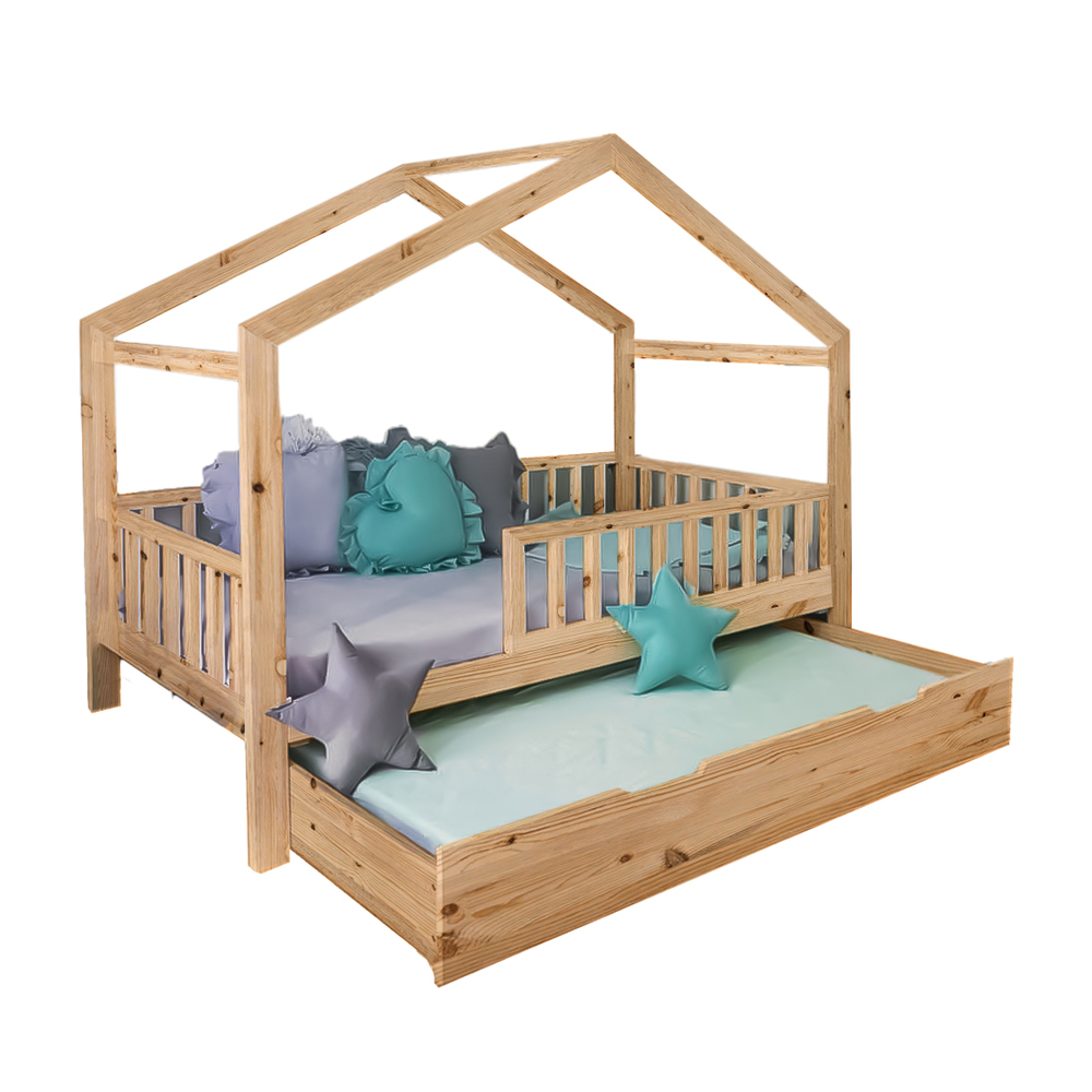 CAMA MOVENDA MUEBLES ANKA MADERA MONTESSORI PLAZA Y MEDIA - 5