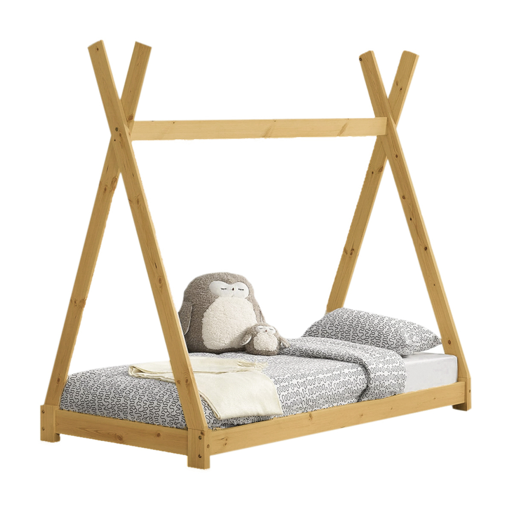CAMA MOVENDA MUEBLES YURI MADERA MONTESSORI PLAZA Y MEDIA - 5