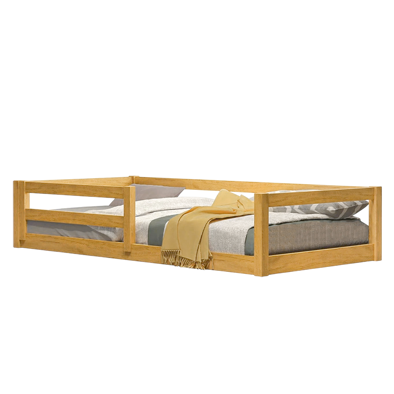 CAMA MONTESSORI DE MADERA INTI PLAZA Y MEDIA MOVENDA - 5