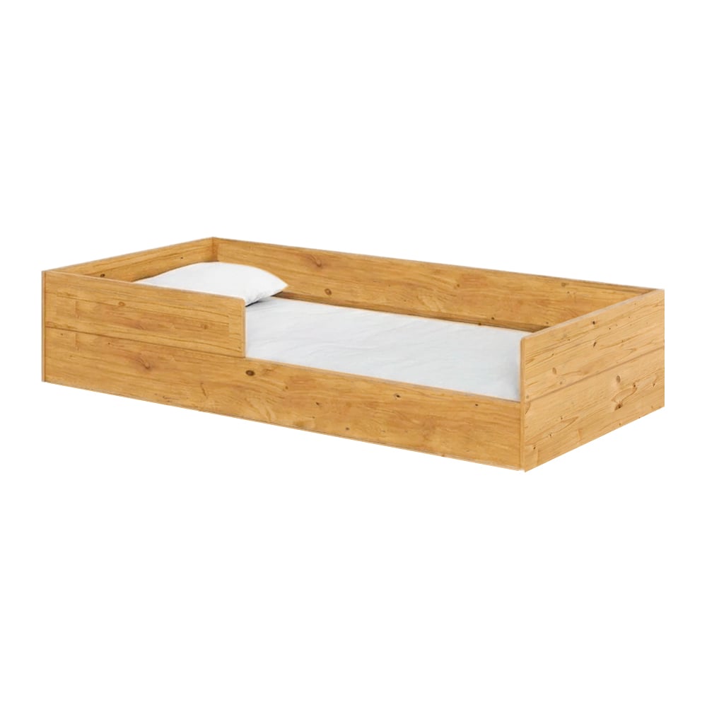 CAMA MONTESSORI DE MADERA RUNI PLAZA Y MEDIA MOVENDA - 2