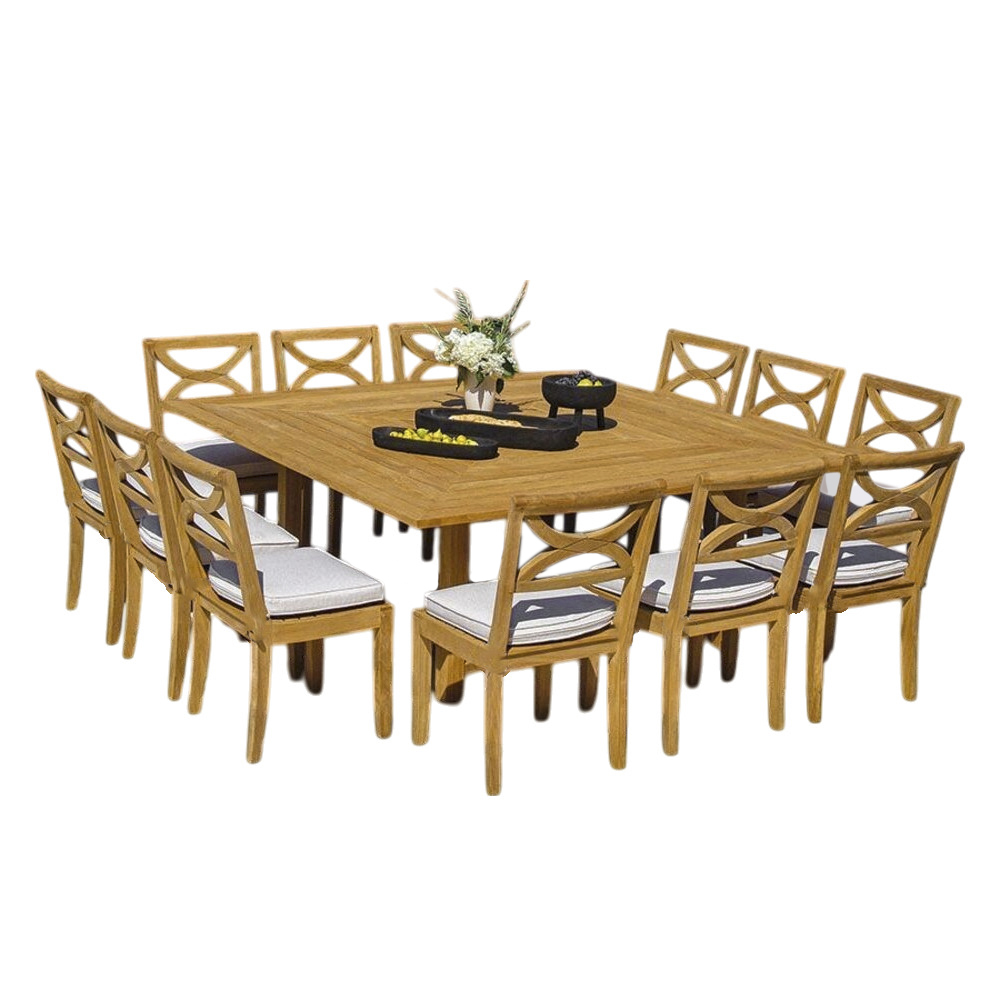 COMEDOR DE EXTERIOR DE MADERA CHIA 12 PERSONAS MOVENDA - 2