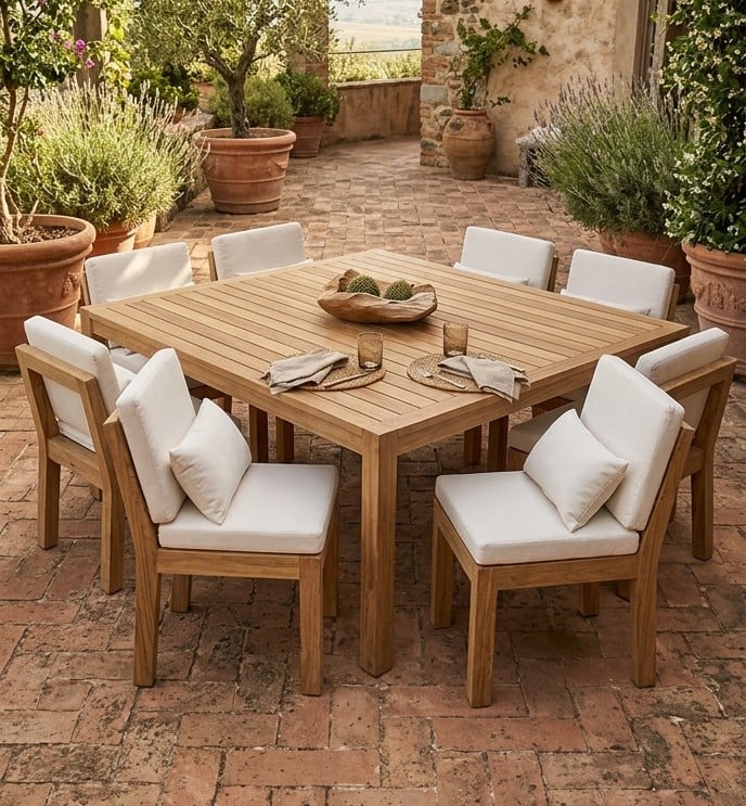 COMEDOR DE EXTERIOR DE MADERA PAMPLONA 8 PERSONAS MOVENDA - 5